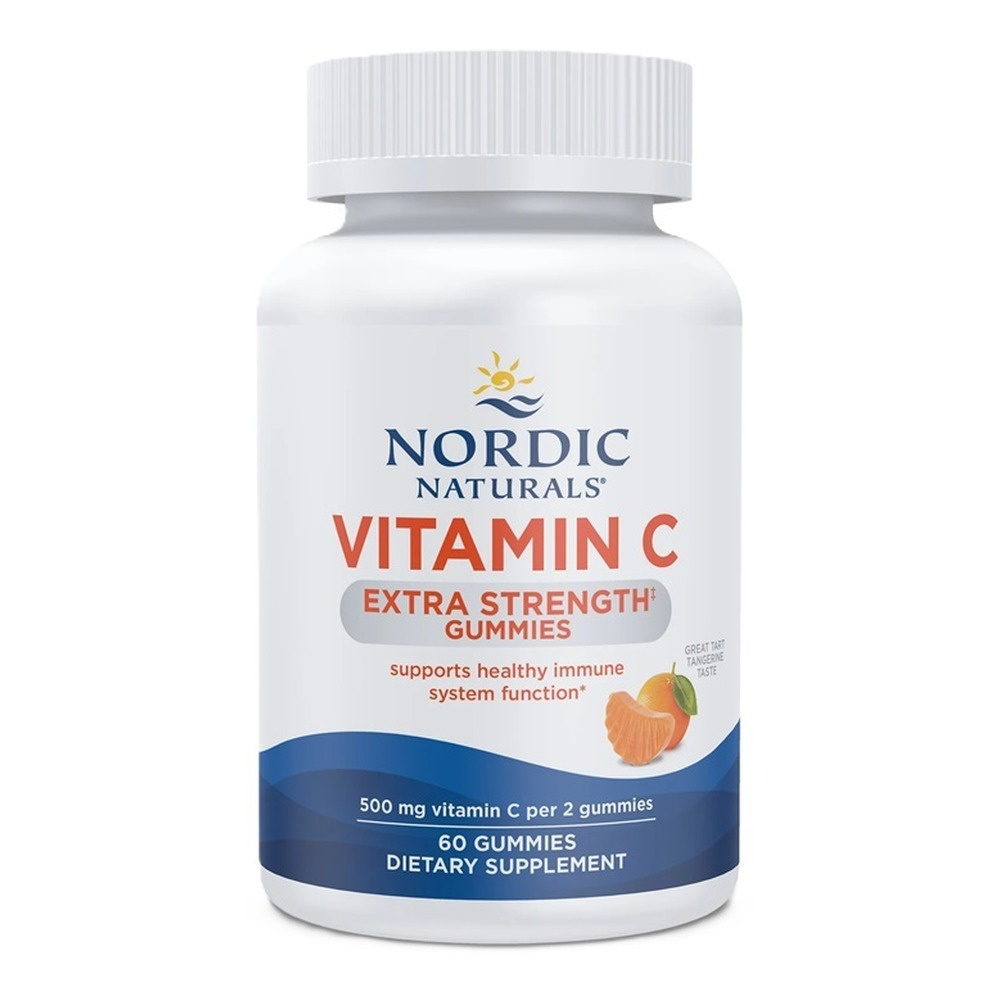 Vitamin C Extra Strength Gummies, Tangerine - 60 gummies