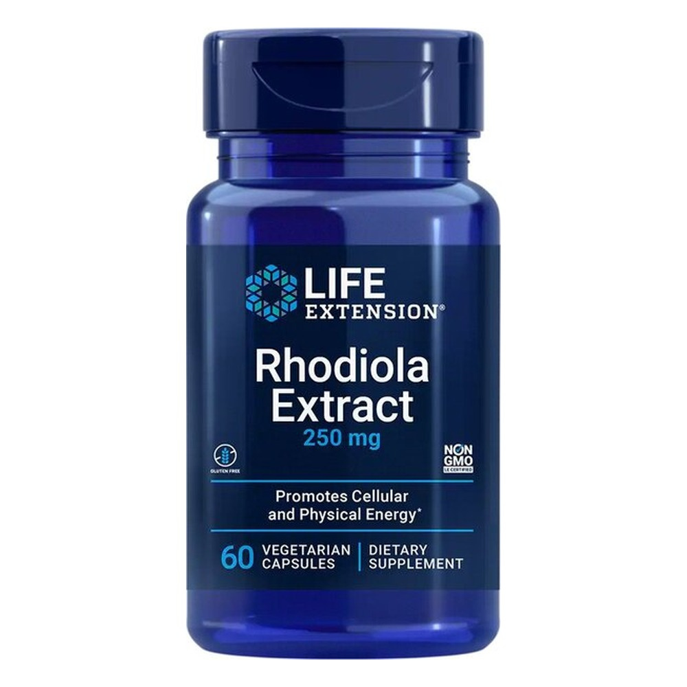 Rhodiola Extract, 250mg - 60 vcaps