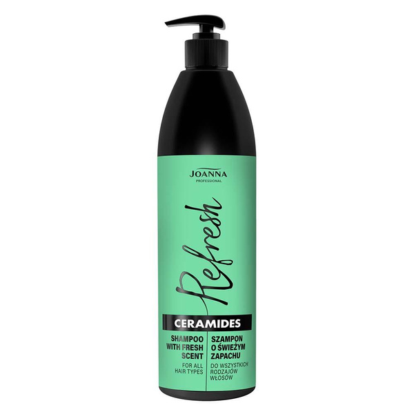 Joanna Professional Ceramids Shampoo with a Fresh Scent for All Hair Types 1000ml
