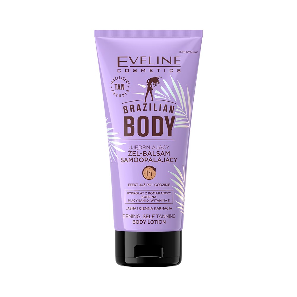 Eveline Brazilian Body Ujędrniający Żel-Balsam Samoopalający 150ml