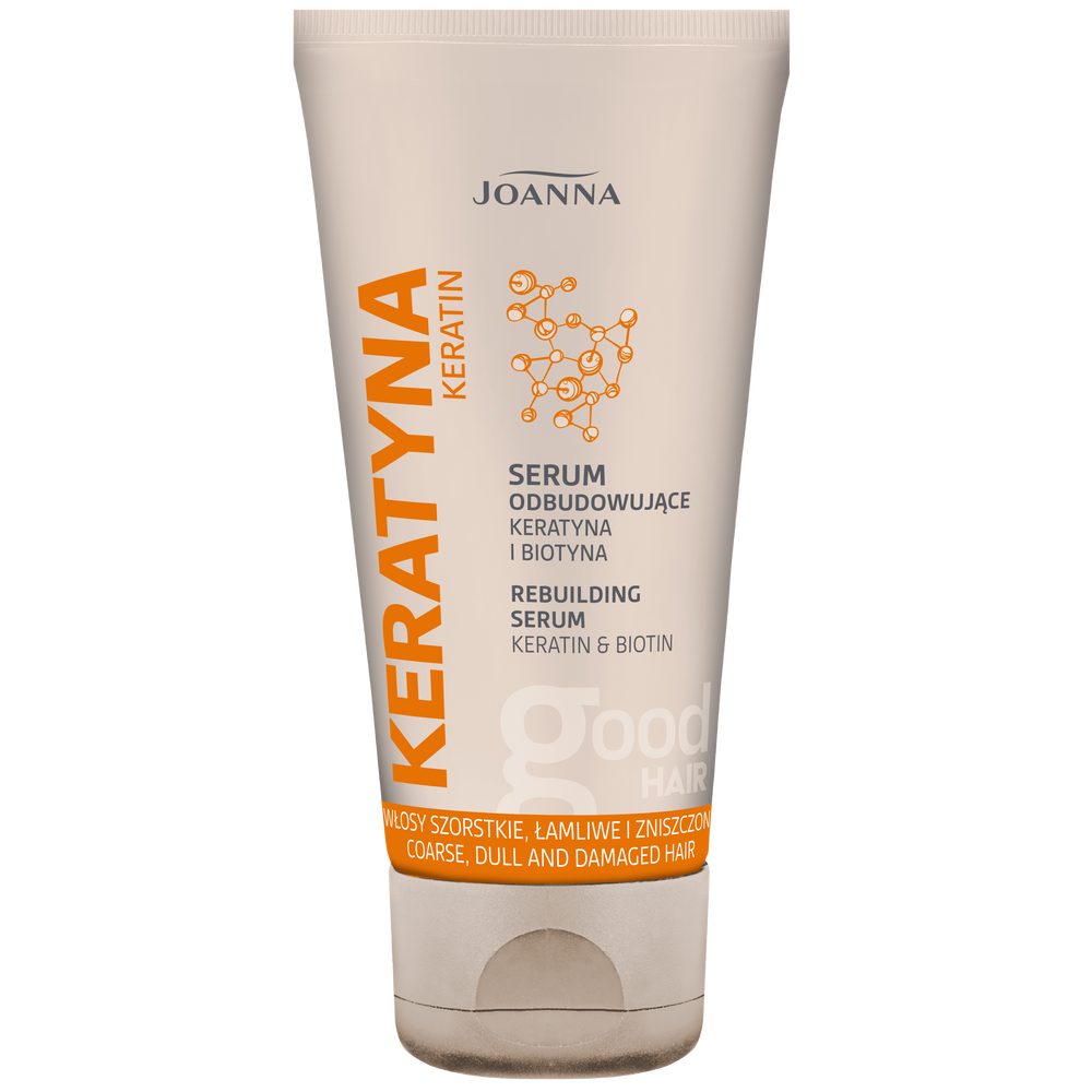 Joanna Odbudowujące Serum z Keratyną do Włosów Szorstkich Matowych i Zniszczonych 50g