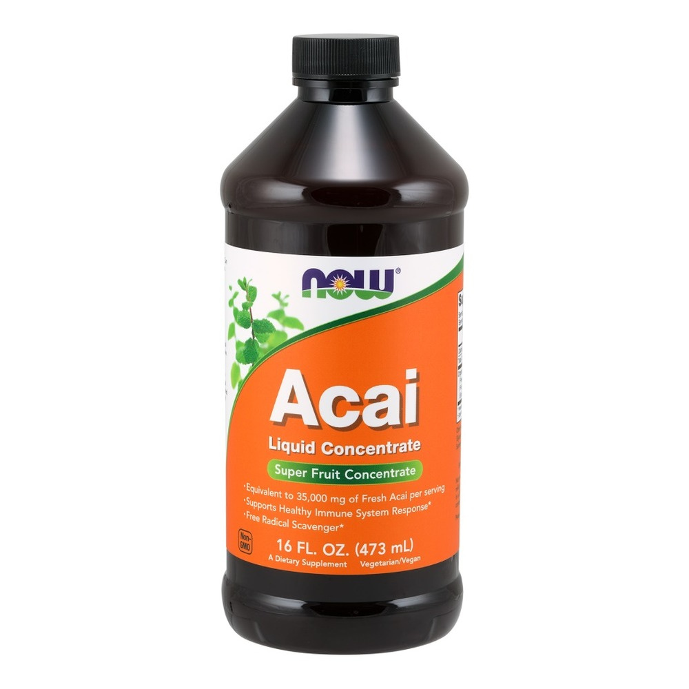 NOW Foods Acai Liquid Concentrate For Immune Support and Antioxidant Protection 473ml