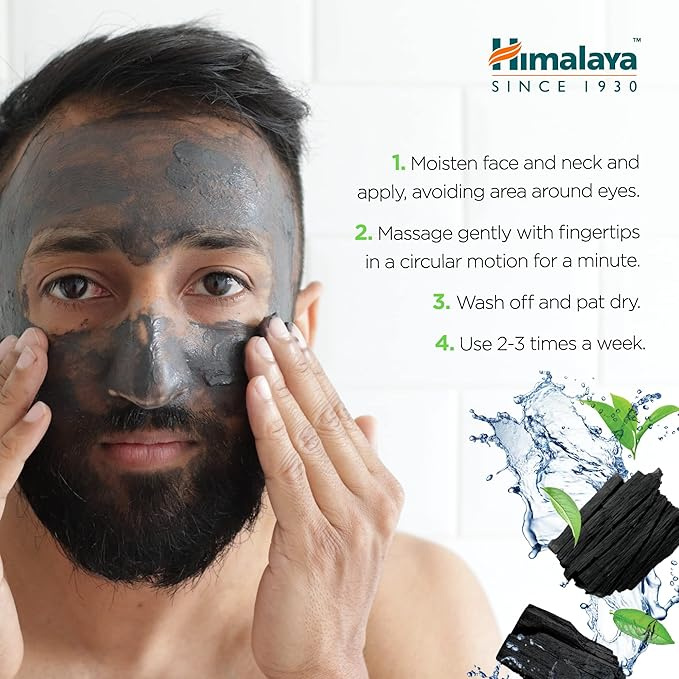 Himalaya Scrub with Activated Charcoal & Green Tea Detoksykacyjny Peeling Węglowy dla Skóry Normalnej i Tłustej 75ml