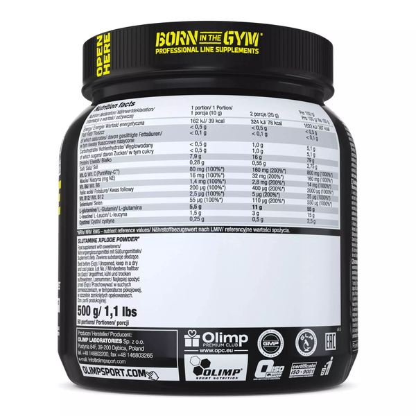 Olimp Glutamine Xplode Orange 500g