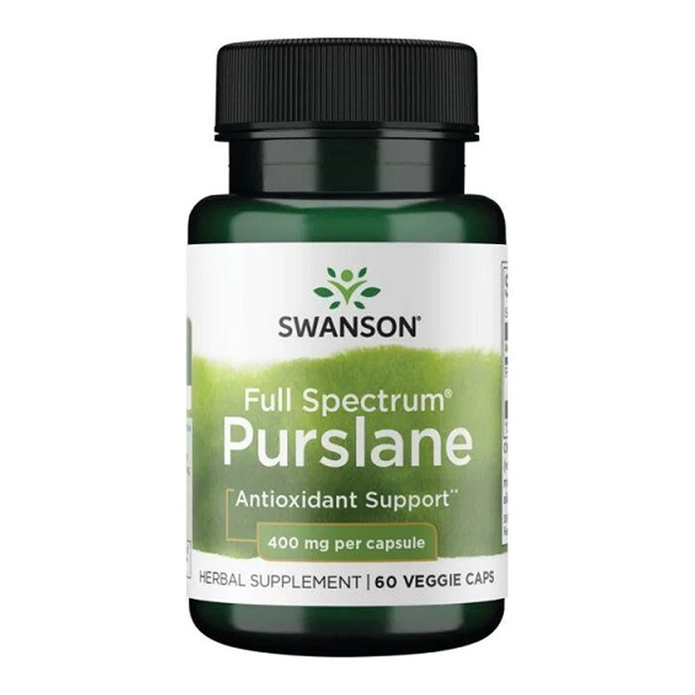 Swanson Full Spectrum Purslane 400mg Portulaka 60 Kapsułek