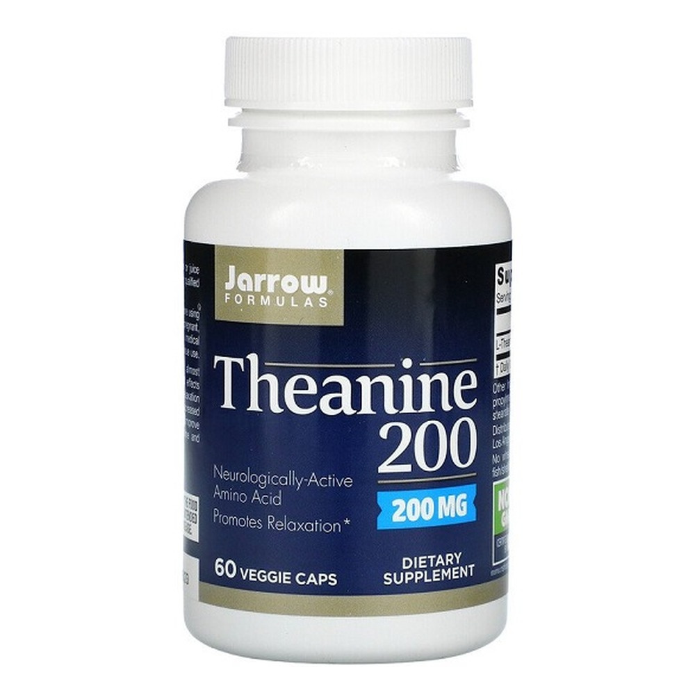 Jarrow Formulas Theanine 200mg for Relaxation Support 60 Vcaps