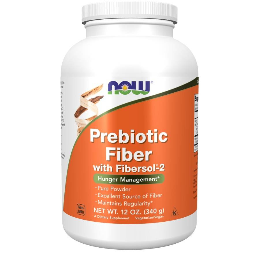 Now Food Prebiotic Fiber with Fibersol-2 Utrzymuje Regularność Wypróżnień 340g