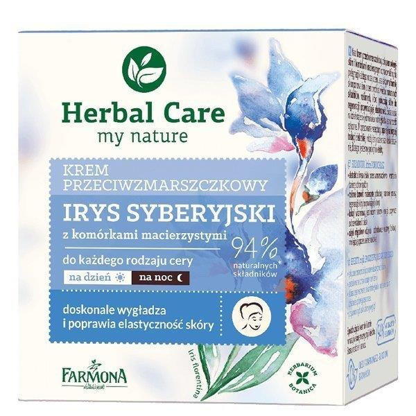Farmona Herbal Care Krem Przeciwzmarszczkowy z Irysem Syberyjskim i Komórkami Macierzystymi  50ml