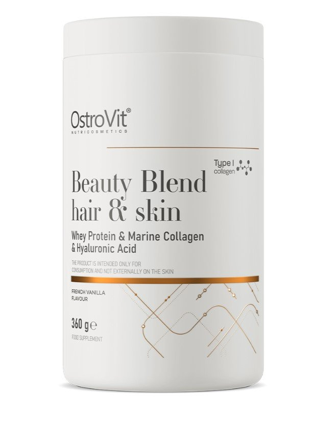 OstroVit Beauty Blend Hair & Skin, French Vanilla - 360g