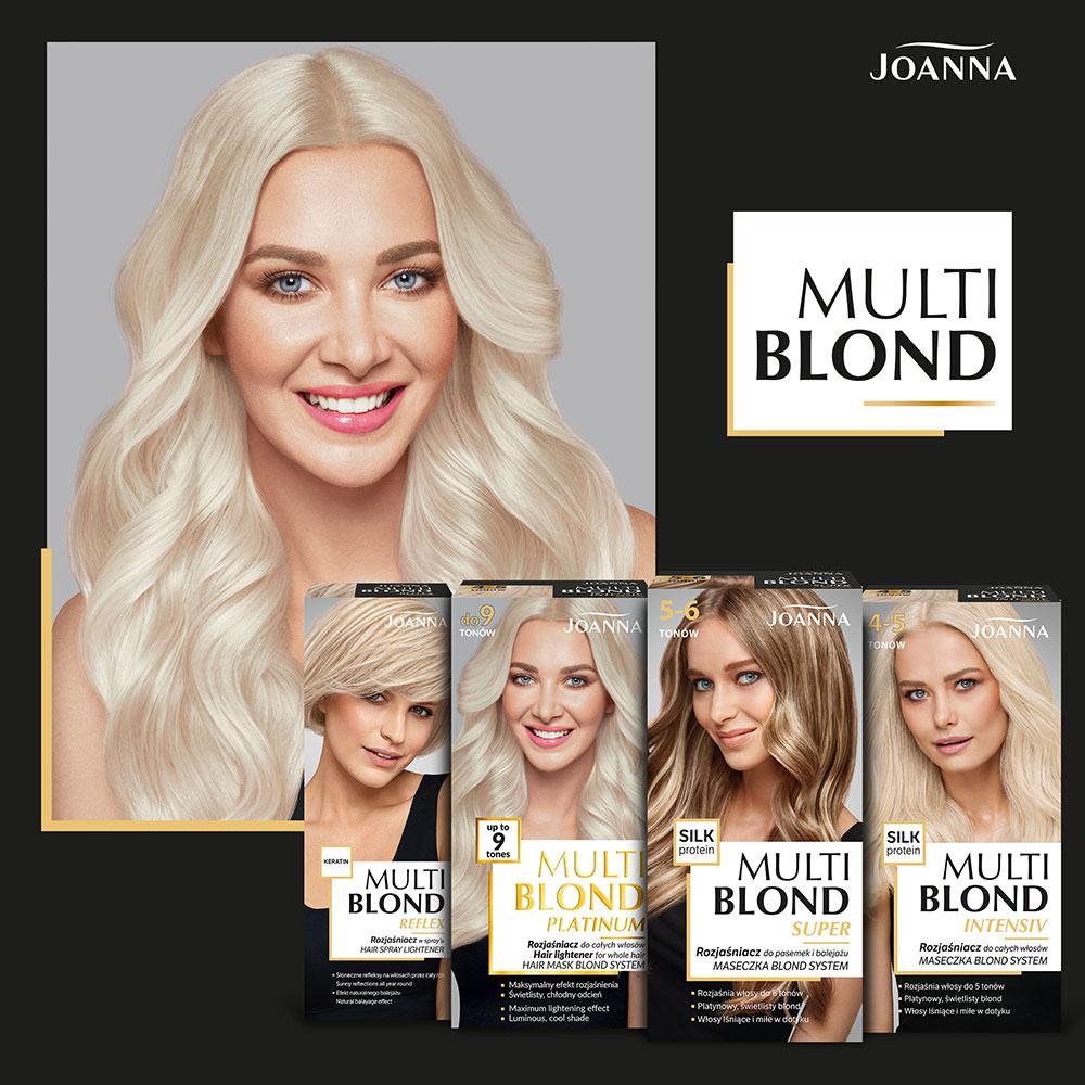 Joanna Multi Blond Reflex Hair Lightener Spray for Blonde Hair 150ml
