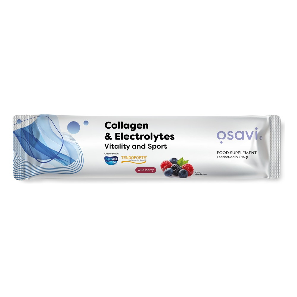 Collagen Electrolytes Vitality and Sport, Wild Berry - 13g (1 serving)