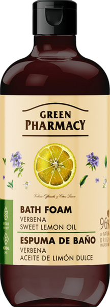 Green Pharmacy Pianka do Kąpieli Werbena i Olejek ze Słodkiej Cytryny 500ml