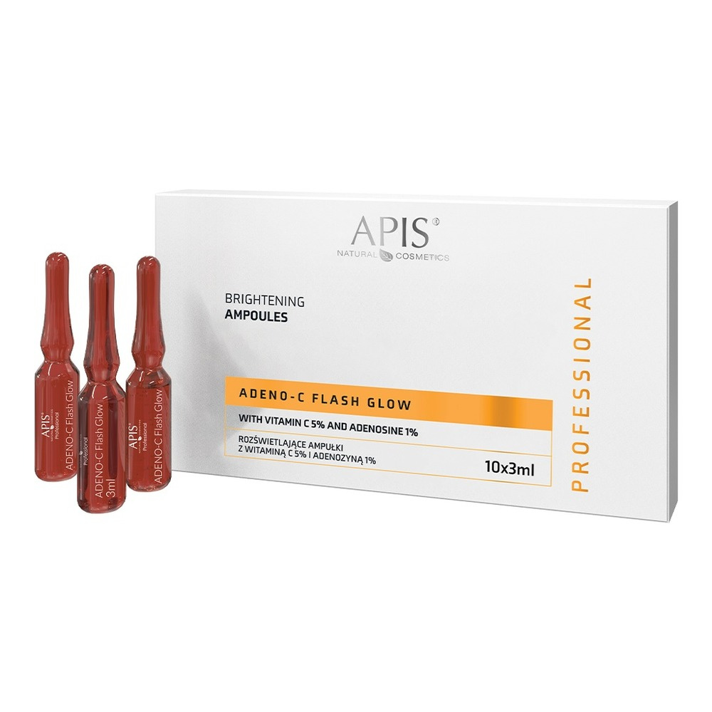 Apis Professional Adeno-C Flash Glow Rozświetlające Ampułki 10x3ml