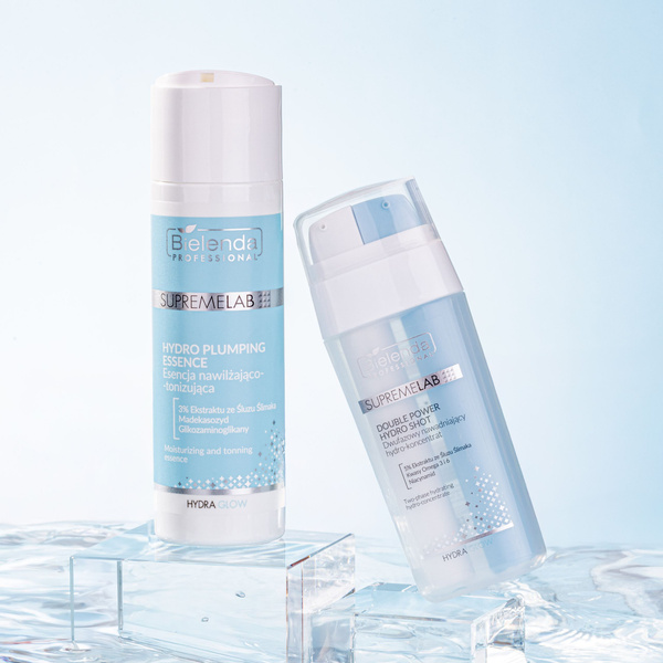 Bielenda Professional Supremelab Hydra Glow Tonizująco-Nawilżająca Esencja z Ekstraktem ze Śluzu Ślimaka dla Skóry Suchej i Odwodnionej 200ml