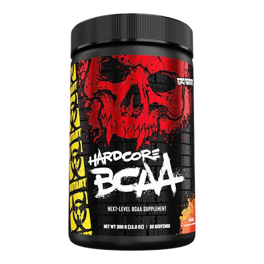 Mutant Hardcore BCAA Powder with Electrolytes Peach Flavour For Performance and Recovery 390g