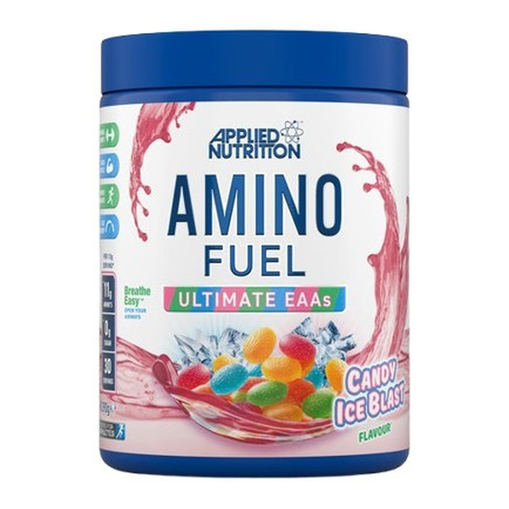 Applied Nutrition Amino Fuel Candy Icy Blast EAA BCAA Amino Acid Powder For Workout Recovery 390g