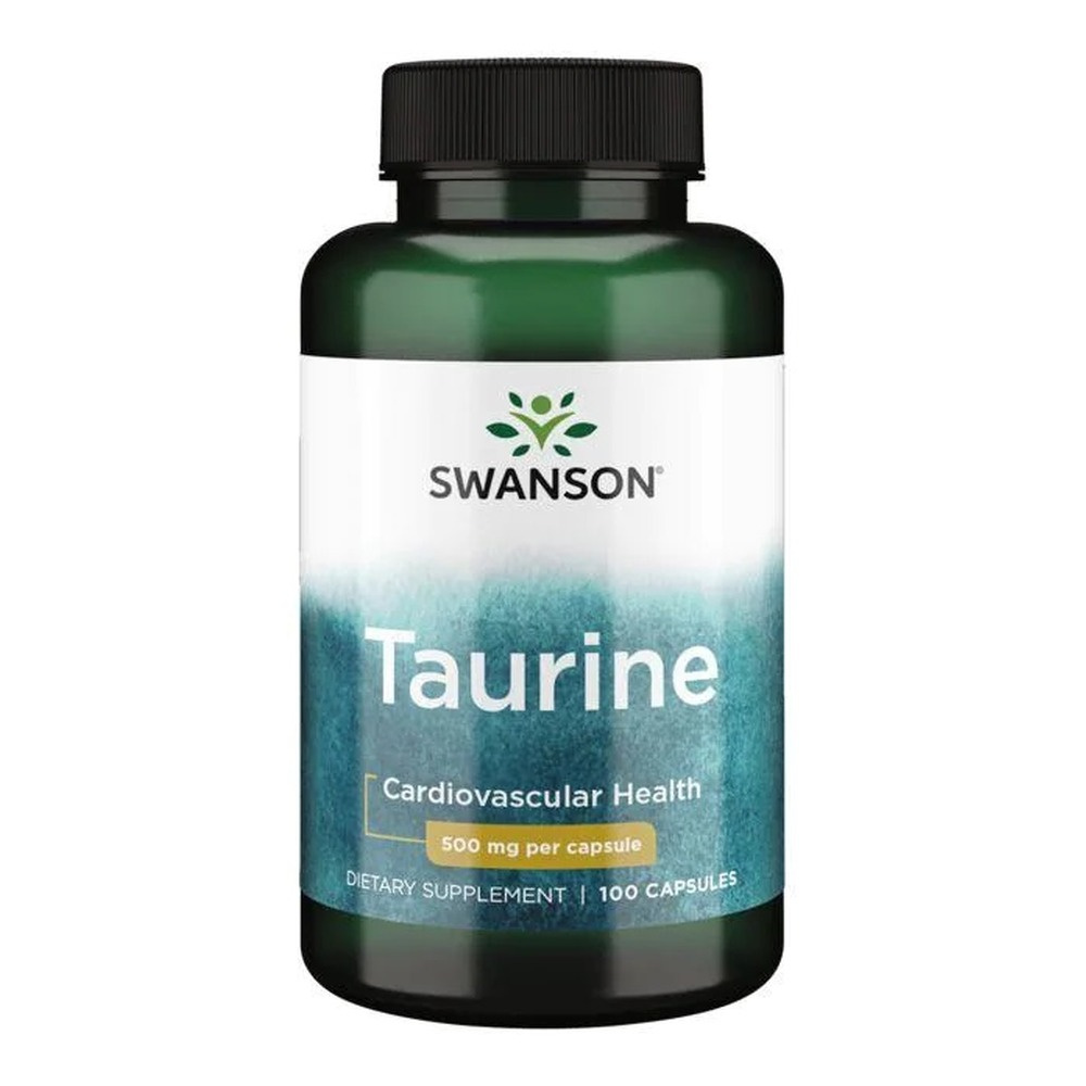 Swanson Taurine 500mg 100 Kapsułek