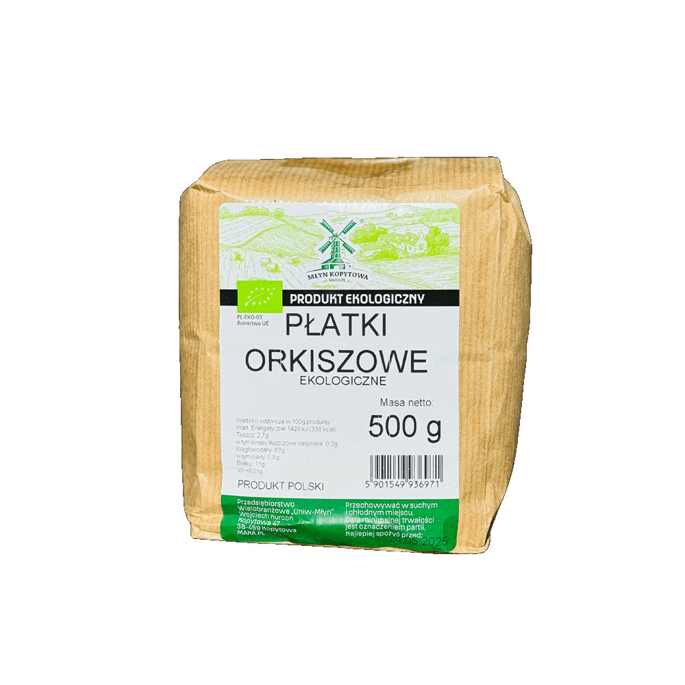 Młyn Kopytowa Organic Spelt Flakes 500g