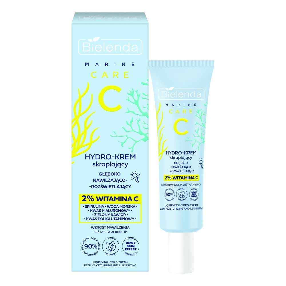 Bielenda C Marine Care Hydro-Condensing Cream Deeply Moisturizing and Illuminating with Vitamin C 50ml