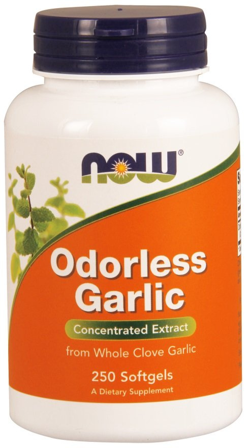 Now Foods Odorless Garlic Czosnek Bezzapachowy 250 Kapsułek