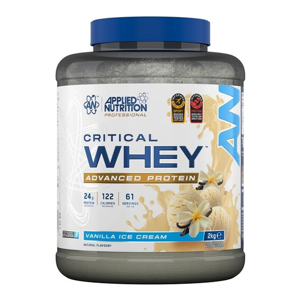 Applied Nutrition Critical Whey Białko serwatkowe, Lody waniliowe 2000g