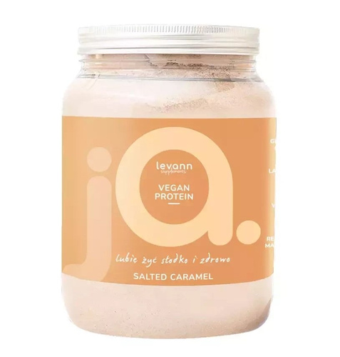 Levann jA Salted Caramel Wegańskie Białko Słony Karmel 500g
