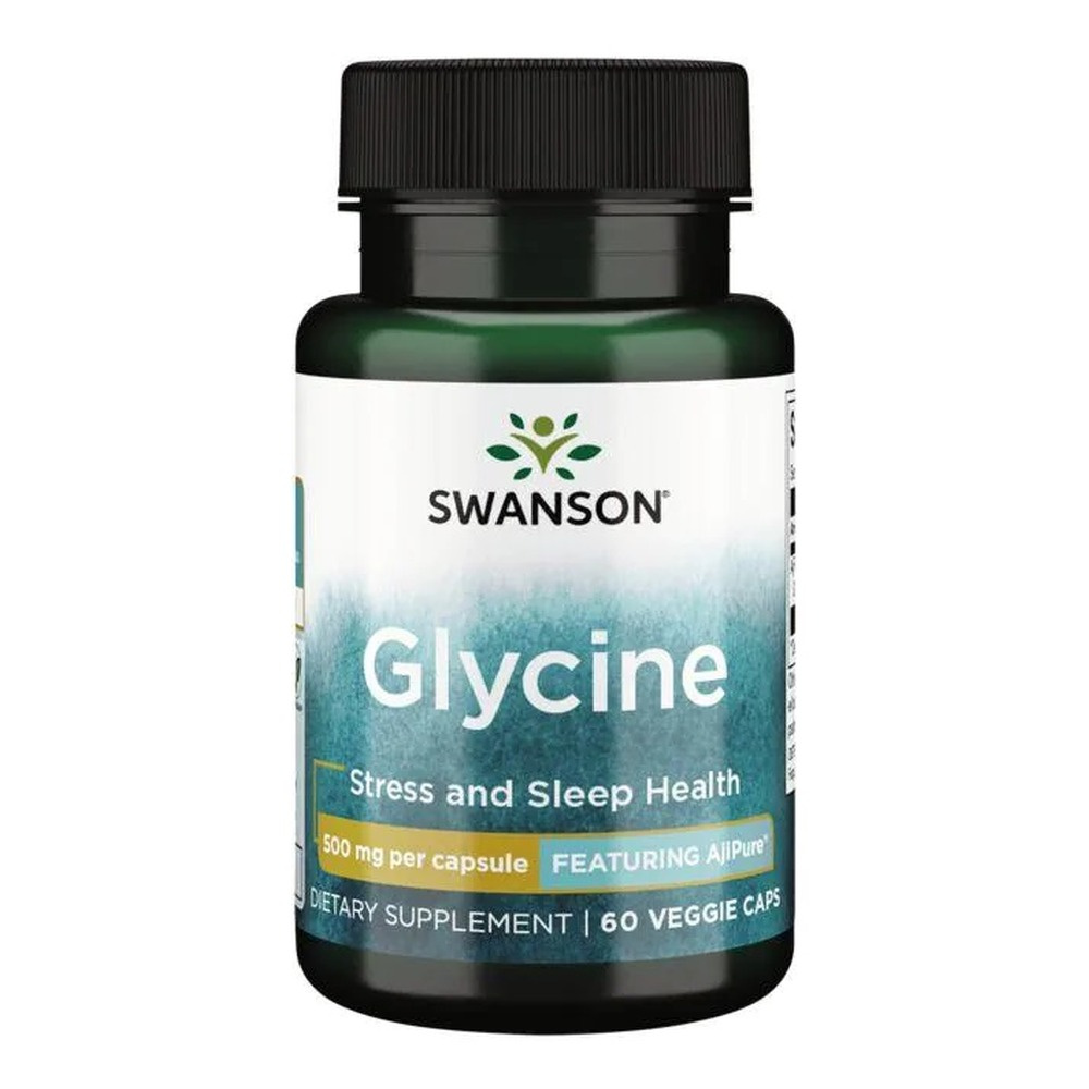 Swanson Glycine 500mg 60 Kapsułek