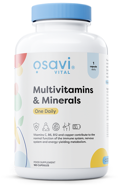 Osavi Multivitamins & Minerals One Daily 180 caps for daily support