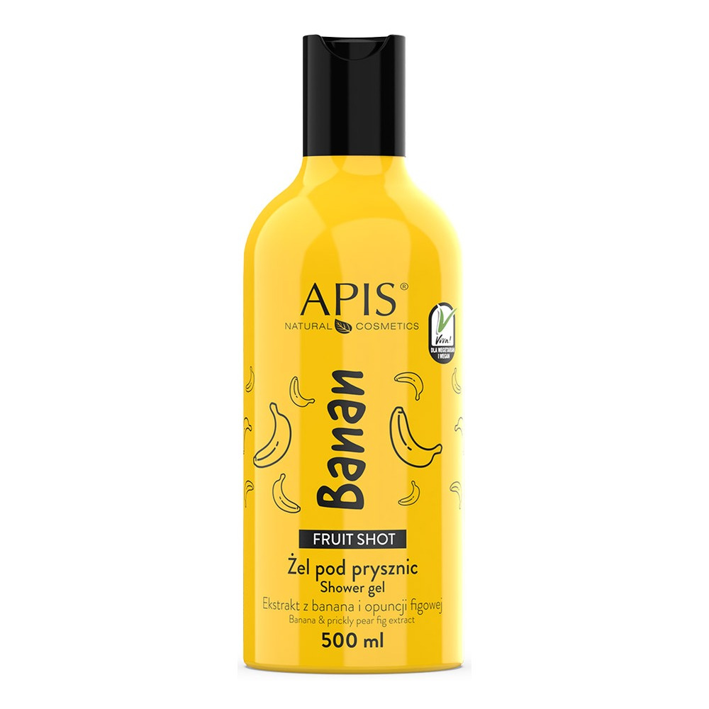 Apis Fruit Shot Żel pod Prysznic z Ekstraktem z Banana dla każdego Rodzaju Skóry 500ml