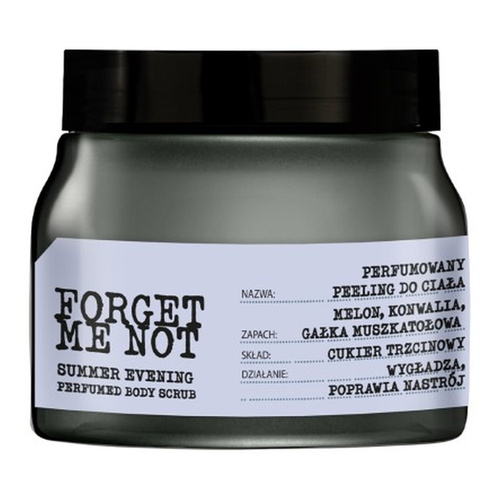 Farmona Forget Me Not Summer Evening Perfumowany Peeling do Ciała z Cukrem Trzcinowym i Złotą Perłą  270g