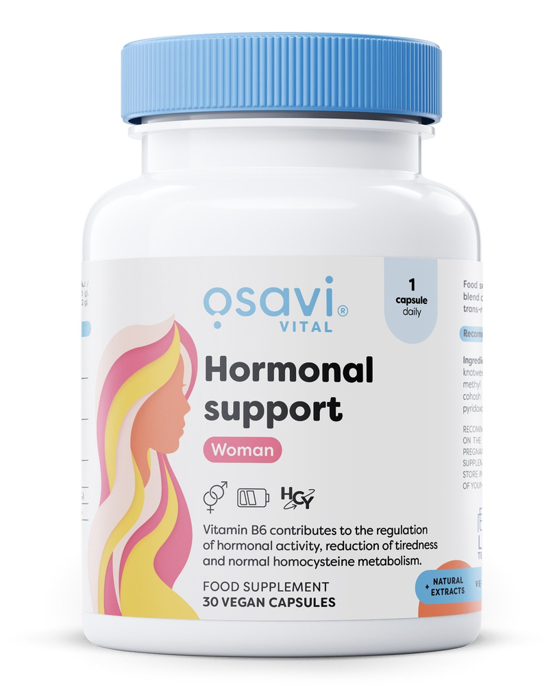 Osavi Wsparcie Hormonalne dla Kobiet 30 wegańskich kapsułek na wsparcie hormonalne