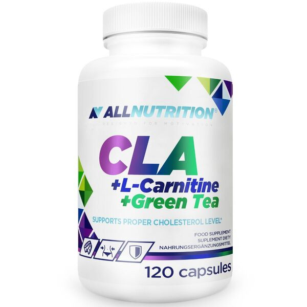 Allnutrition CLA L-Carnitine and Green Tea for Slim Figure Support 120 Capsules