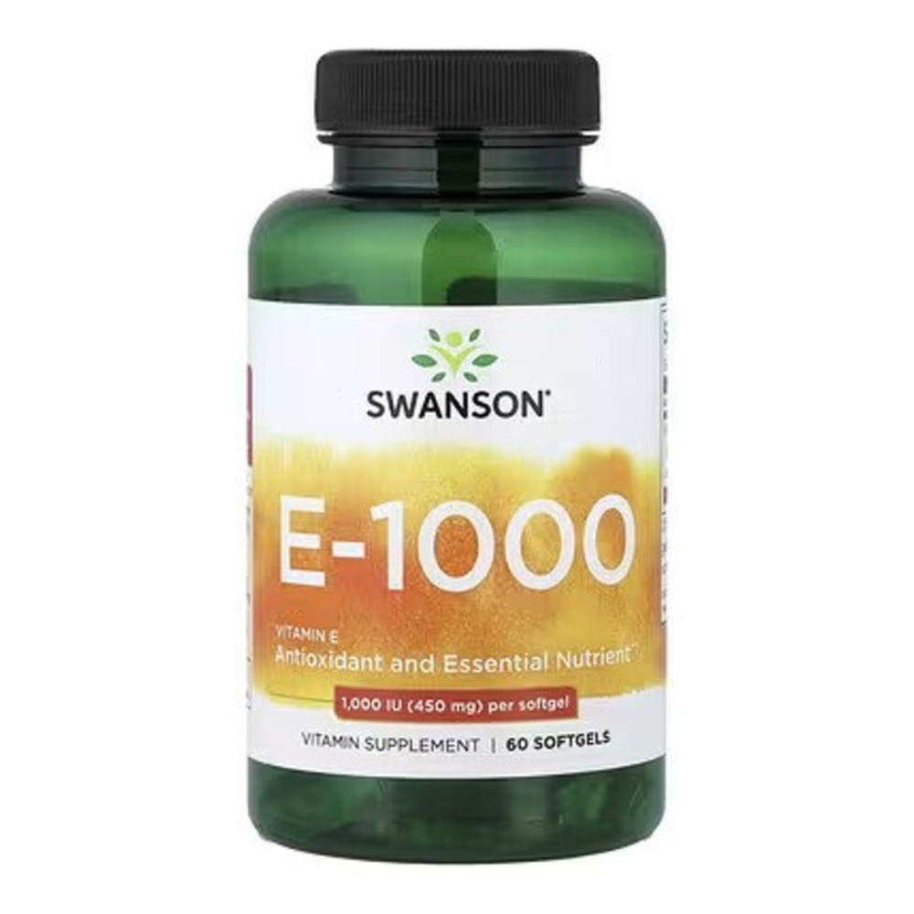 Swanson Vitamin E 1000 IU 100 Kapsułek