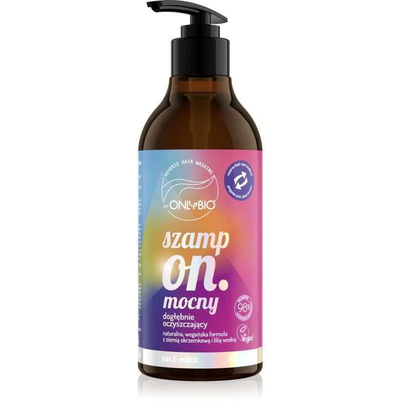 OnlyBio Reverse Washing Szampon Mocny Dogłębnie Oczyszczający 400ml