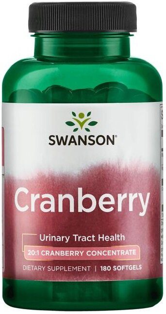 Swanson Cranberry 180 Softgels