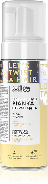 So!Flow Pianka Utrwalająca do Włosów Kręconych Lekkość Sprężystość i Definicja Loków 170ml