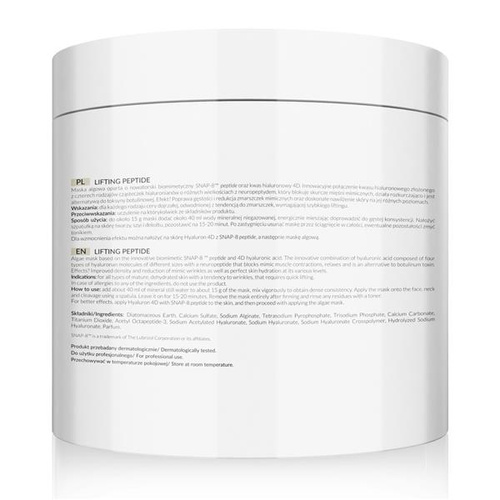 Apis Professional Lifting Peptide Liftingująco-Napinająca Maska Algowa z SNAP-8™ Peptide dla Skóry Dojrzałej 200g