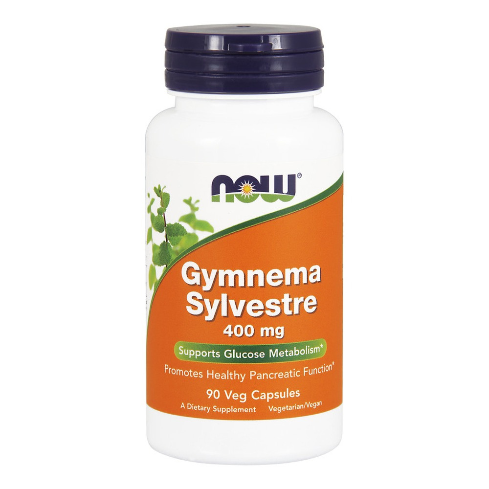NOW Foods Gymnema Sylvestre 400mg for Healthy Pancreatic Function 90 Vcaps