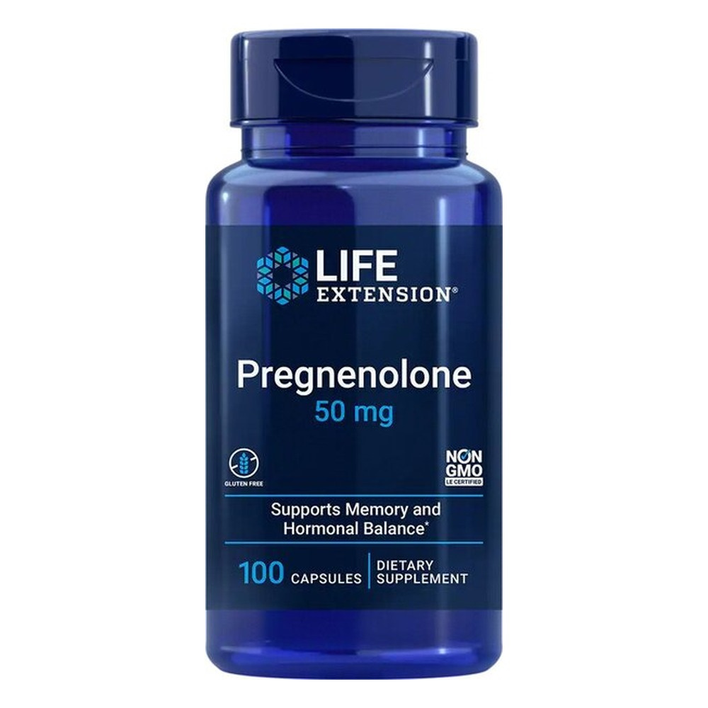 Pregnenolone, 50mg - 100 caps