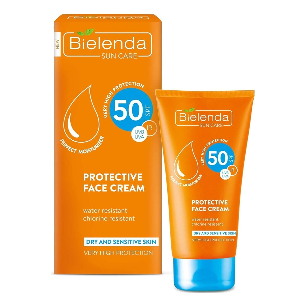 Bielenda Sun Care Ochronny Krem do Twarzy do Skóry Suchej i Wrażliwej SPF50 50ml
