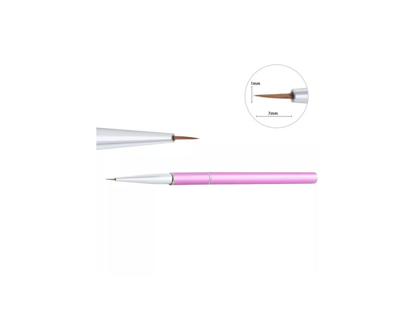 Neonail Pędzelek Naturalny do Zdobień Nr 00 1 Sztuka