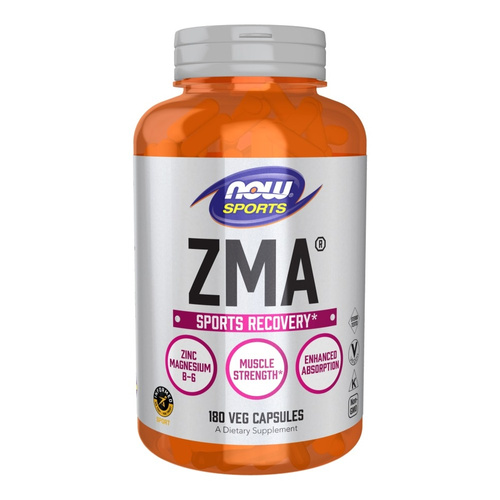Now Foods ZMA Sports Recovery Supports Muscles and Nervous System 180 Vcapsules