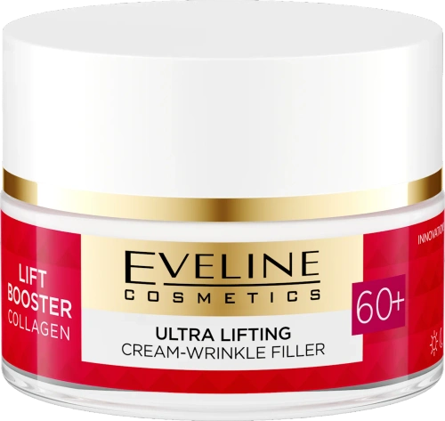 Eveline Lift Booster Collagen Ultra Lifting Cream-Wrinkle Filler 60+ for Day and Night 50ml
