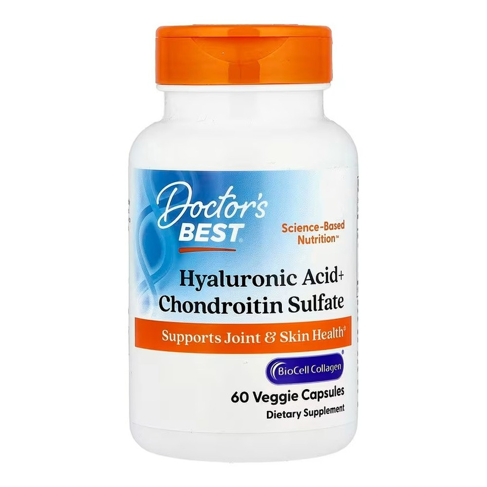 Doctor's Best Hyaluronic Acid + Chondroitin Sulfate with BioCell Collagen Capsules 60 caps