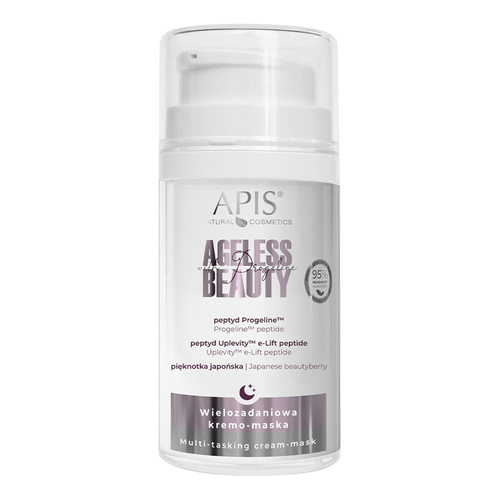 Apis Ageless Beauty Wielozadaniowa Kremo-Maska z Progeliną na Noc 50ml