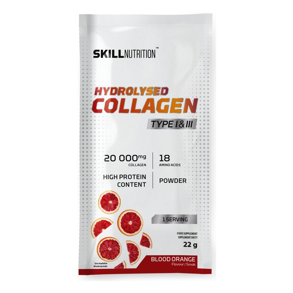 Hydrolysed Collagen Type I & III, Blood orange - 22g (1 serving)