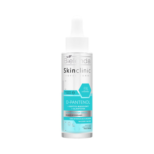 Bielenda Skin Clinic Professional D-panthenol Dual Booster Soothing - Calming Serum for Dry and Irritated Skin for Day and Night 45ml