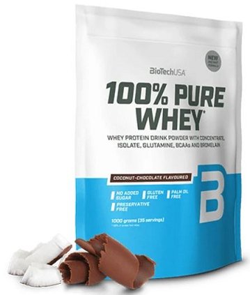 100% Pure Whey, Coconut Chocolate - 1000g