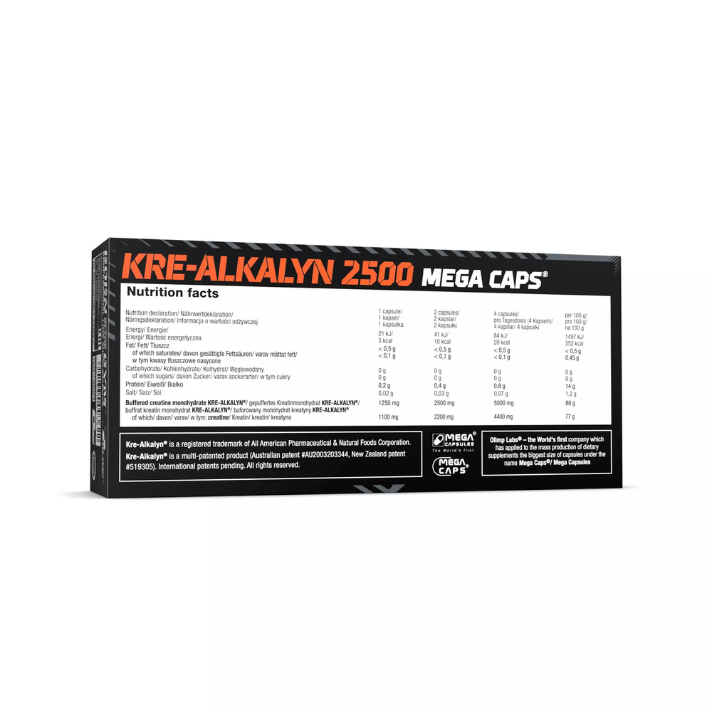 Olimp Kre-Alkalyn 2500 Mega Caps 120 Capsules