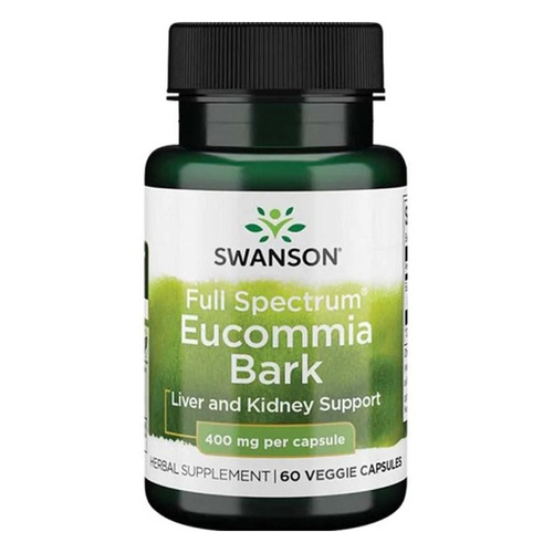 Swanson Full Spectrum Eucommia Bark 400mg 60 Vcapsules